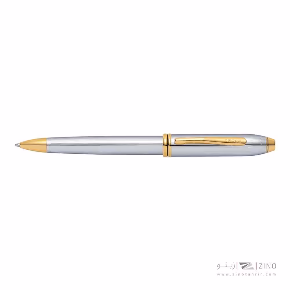 خودکارنفیس کراس تاوزن استیل گیره زرد