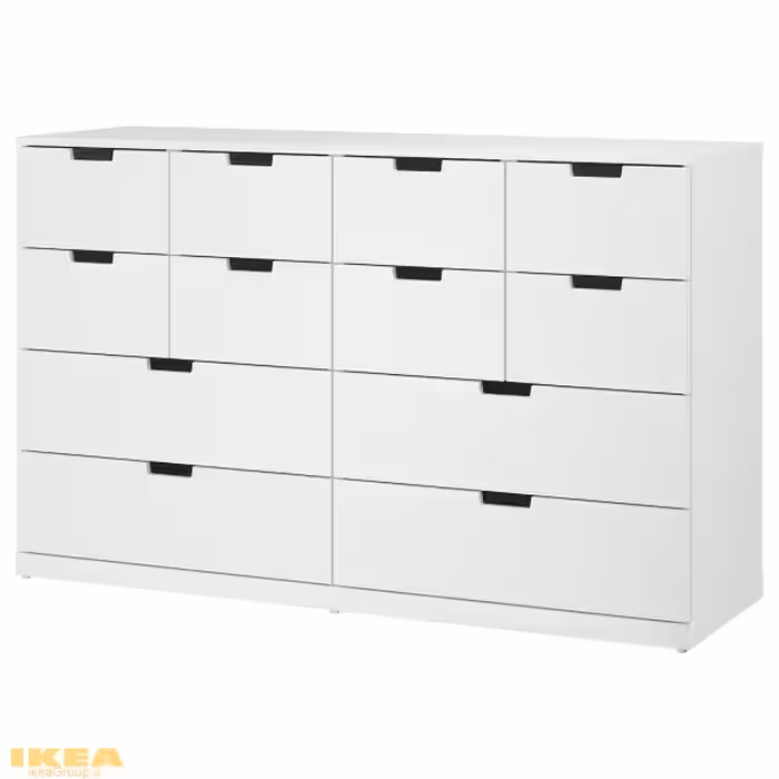 دراور 12 کشو مدل NORDLI | برند ایکیا | ارسال 5 روز کاری