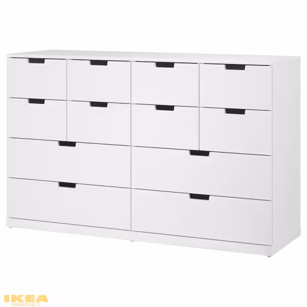 دراور 12 کشو مدل NORDLI | برند ایکیا | ارسال 5 روز کاری