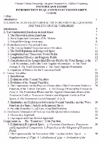 خرید و دانلود نسخه کامل کتاب Photons and atoms. Introduction to quantum electrodynamics