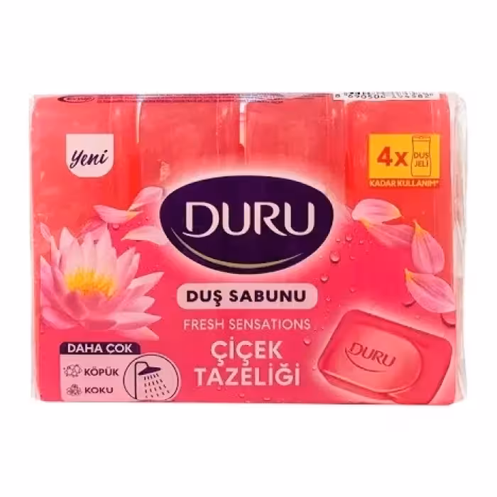 پک 4 عددی صابون گل دورو Duru - خرید صابون خارجی ترک