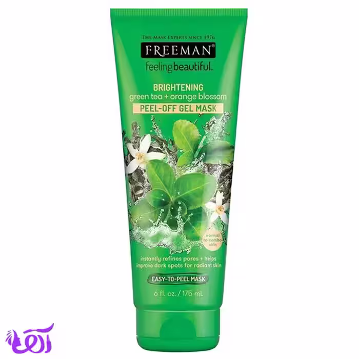 ماسک روشن کننده فریمن مدل GREEN TEA ORANGE BLOSSOM حجم 175ML