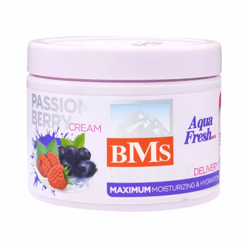 کرم مرطوب کننده حاوی بلوبری کاسه ای بی ام اس