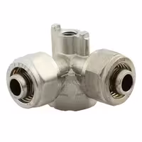 سه راه تبدیل دیواری 90 توپیچ 2خار کوپلی 16×1/2×20 آتاپایپ