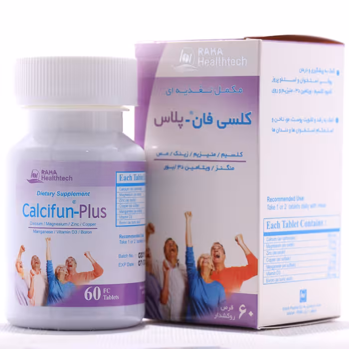 قرص کلسی فان پلاس رها 60 عددی