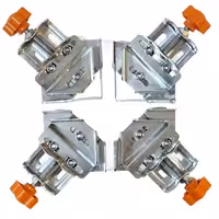 گیره 90 درجه گونیوکنج فلزی تاپ جیگ بسته 4 عددی