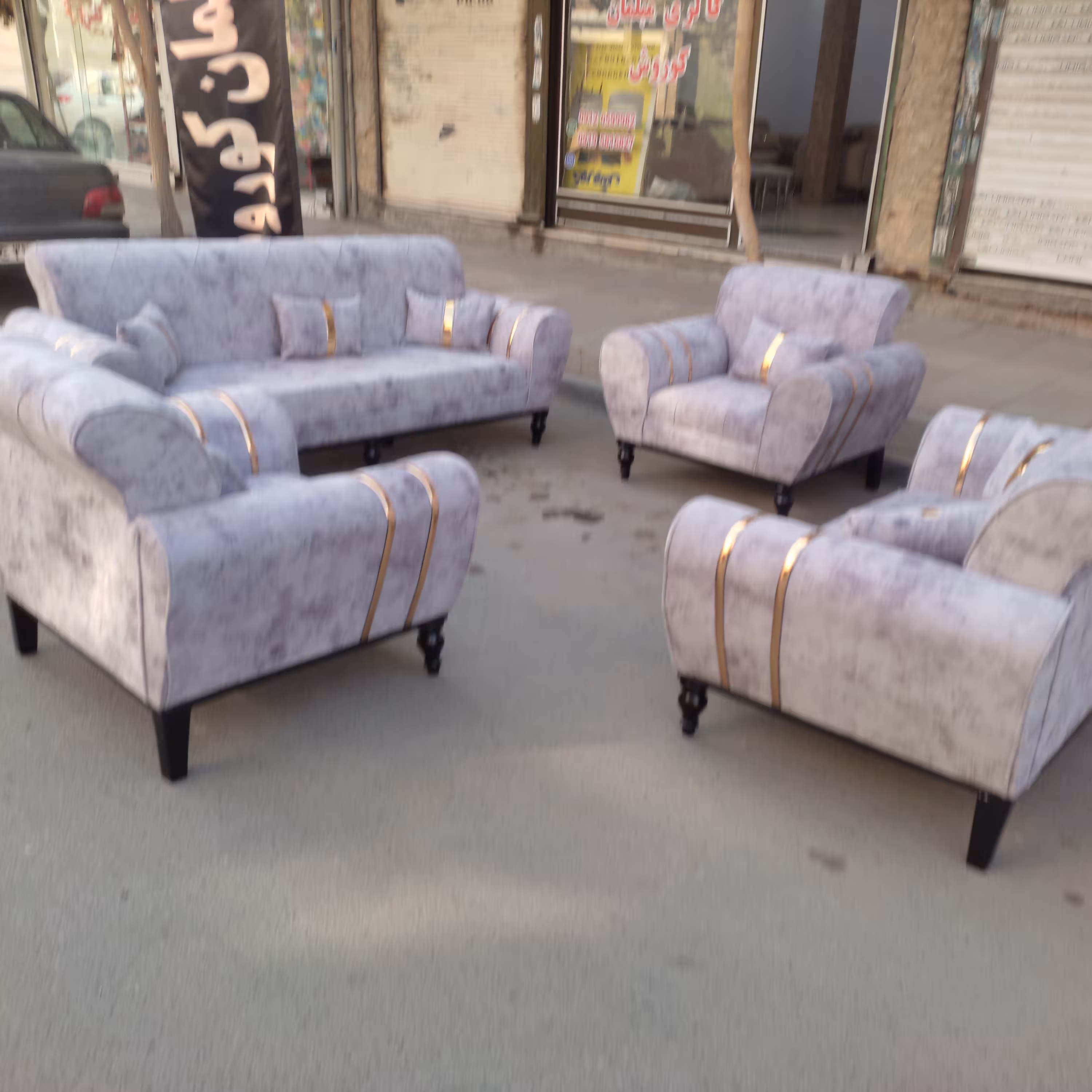 مبل راحتی هفت نفره مبلمان پس کرایه پر فروش