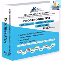 Prosthodontist Exam Book Prometric Questions MCQ 2023