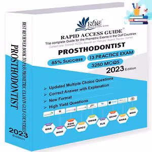 Prosthodontist Exam Book Prometric Questions MCQ 2023