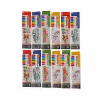 مداد رنگی 6 رنگ ادمیرال مدل MDF مجموعه 12 عددی | چاوه