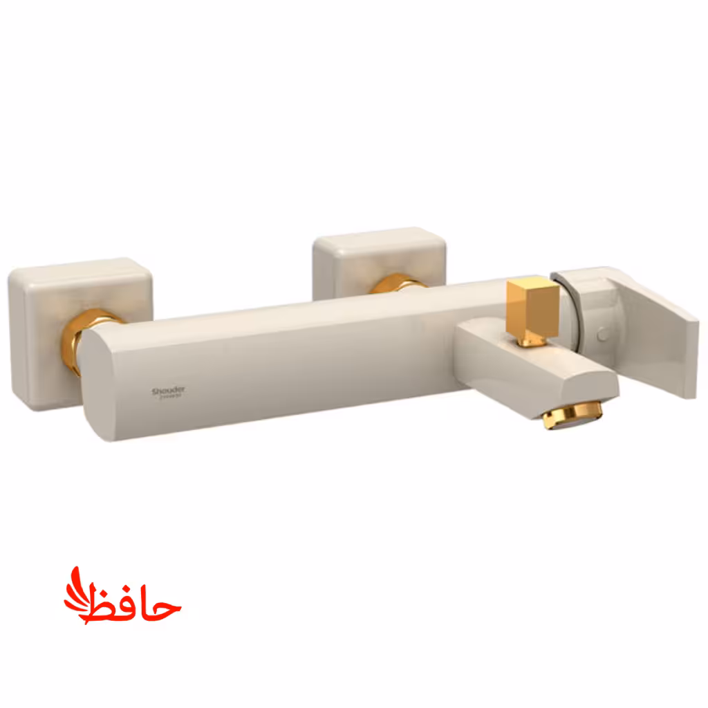 شیر حمام شودر مدل یونیک پلاس شیری طلایی
