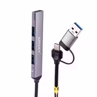 هاب 4 پورت USB3.0 آیفورتک Airsky HC-77