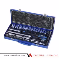 جعبه بکس 60 پارچه با سطح فول پولیش 1/2 و 1/4 اینچ هیوندای مدل HT9160