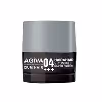 ژل مو آگیوا Agiva مدل Silver Power 04 حجم 200 میل