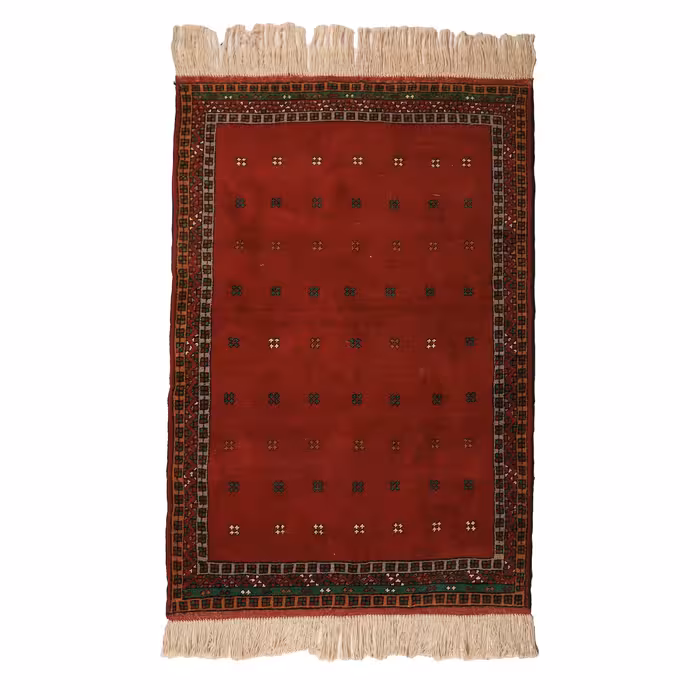 فرش دستباف دو و نیم متری طرح خراسان کد 4020307