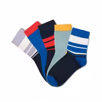 جوراب راه راه یونیسکس چیبو 5 عددی