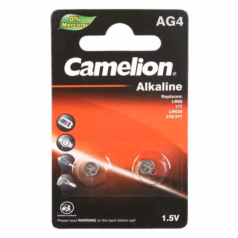 باتری ساعت کملیون مدل Lr626 بسته دو عددی