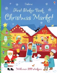 کتاب استیکر Usborne first sticker book Christmas