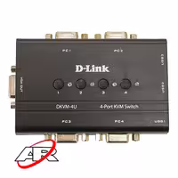 سوییچ 4 پورت KVM دی لینک مدل DKVM-4U