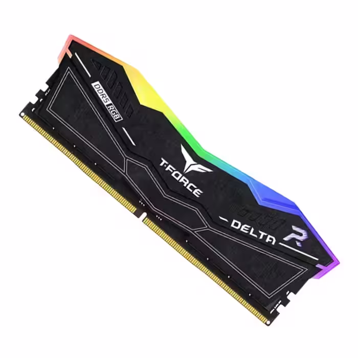 قیمت و خرید رم تیم گروپ مدل T-Force DELTA RGB Black DDR5 16GB 6400MHz CL40 | یاس ارتباط