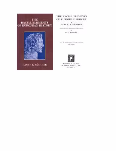 خرید و دانلود نسخه کامل کتاب The Racial Elements of European History