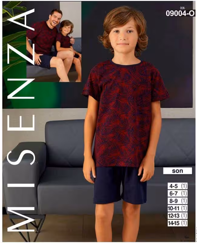 تیشرت شلوارک پسرانه کد 09004