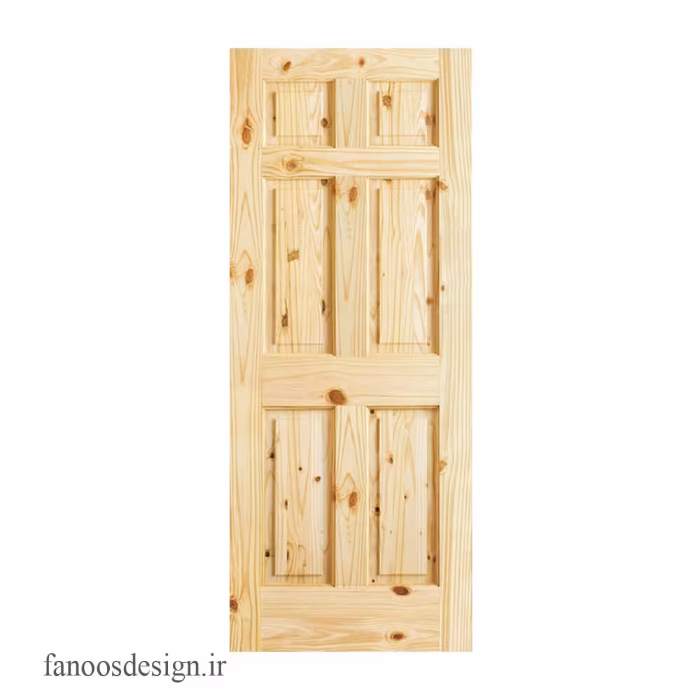 درب چوبی سبک روستیک کد 4420