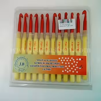 قلاب رنگی 7 دسته پلاستیک