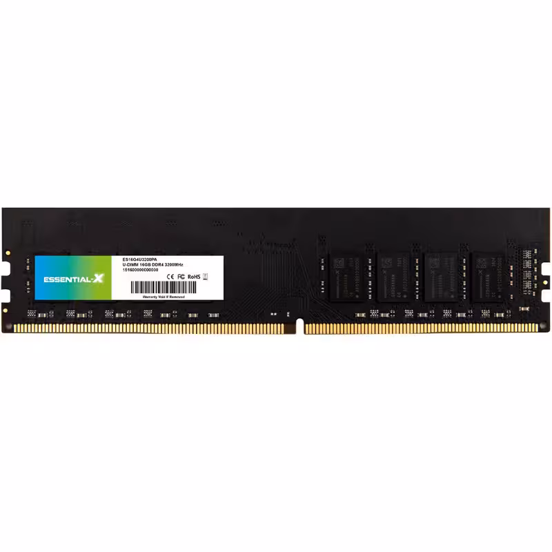 رم کامپیوتر DDR4 تک کاناله 3200 مگاهرتز CL22 اگزاسند مدل Essential X ظرفیت 8 گیگابایت