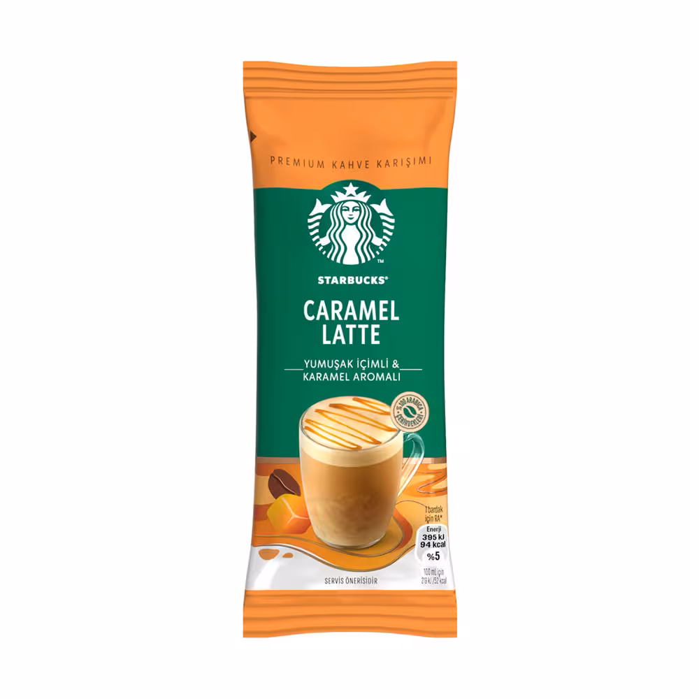 قهوه فوری کارامل لاته استارباکس ساشه 23 گرم