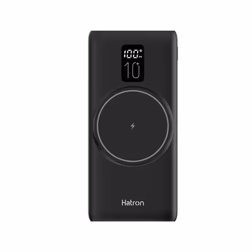 پاور بانک بی سیم فست شارژ مدل Hatron HPB1090PQW