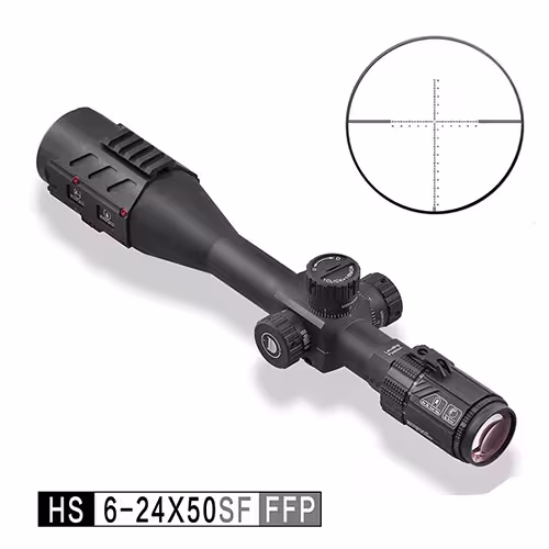 دوربین تفنگ دیسکاوری HS 6-24×50 SF FFP