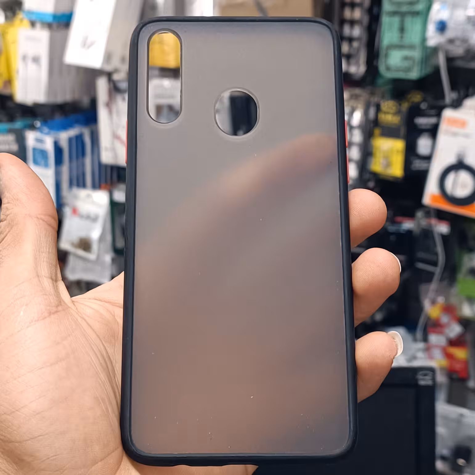 قاب گارد کاور Samsung a20s پشت مات مشکی سامسونگ ا بیست اس 