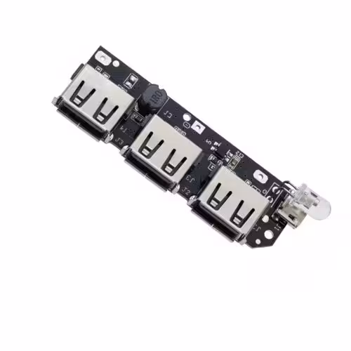 ماژول پاور بانک 3 خروجی 2/1 آمپر مدل YN-957-KC