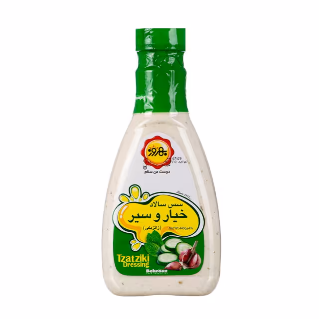 سس سالاد خیار و سیر بهروز 440 گرمی