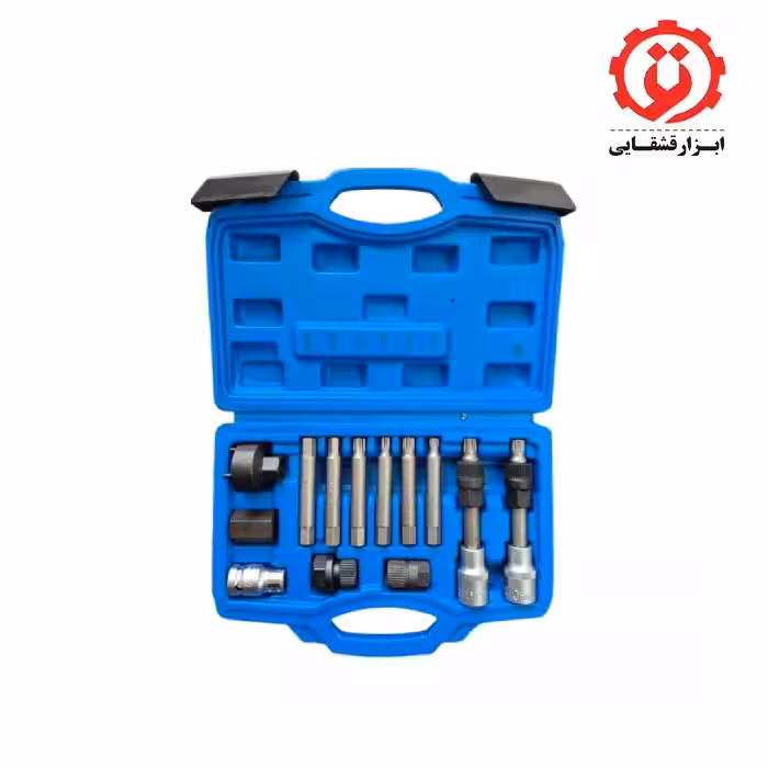 کیت ابزار باز و بست پولی دینام 13 پارچه برند جی تولز