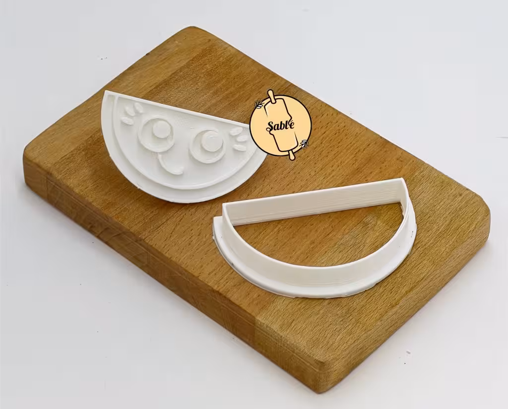 کاتر و مهر کوکی یلدایی طرح هندوانه خندان