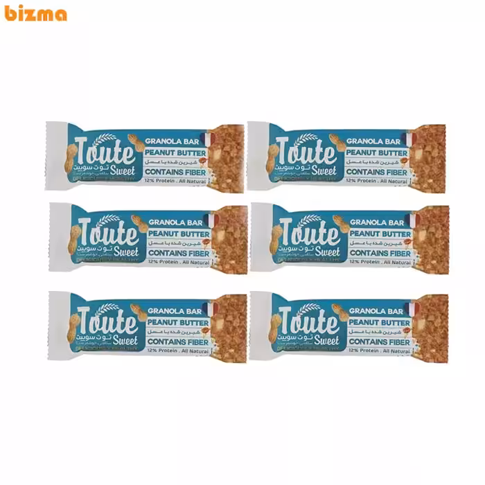 گرانولا بار با جو پرک با کره بادام زمینی توت سوییت – 3 عددی