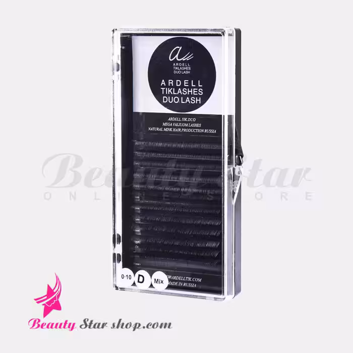 مژه والیوم 12 ردیفه آردل ضخامت 0.10 سایز میکس