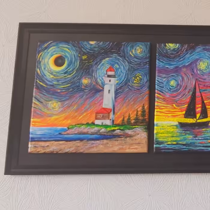 تابلو نقاشی سبک ونگوگ