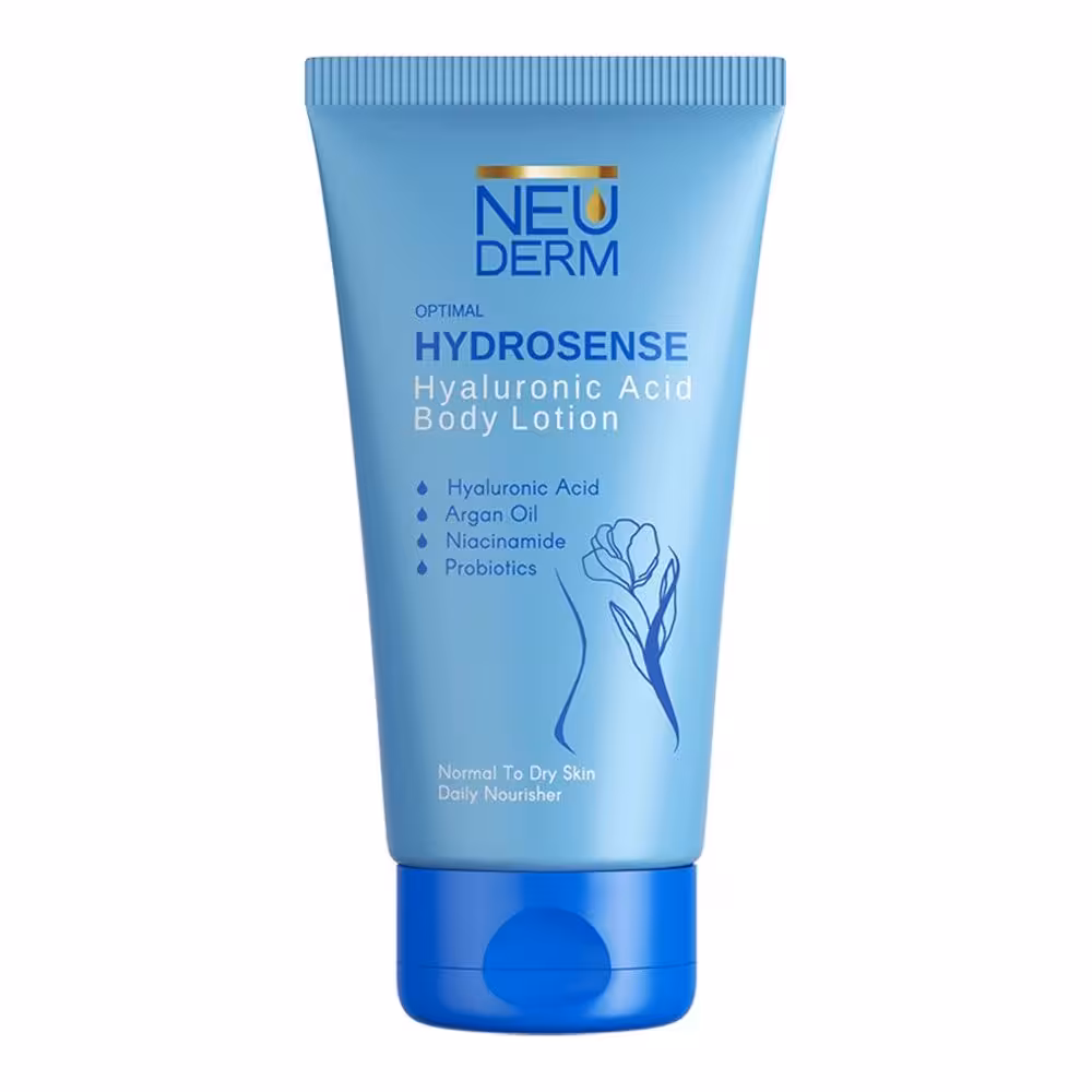 لوسیون مرطوب کننده بدن هیالورونیک اسید هیدروسنس نئودرم Neuderm Optimal Hydrosense Body Lotion