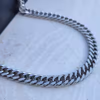 زنجیر کارتیر دوبل مردانه 10 میل 60 سانتی