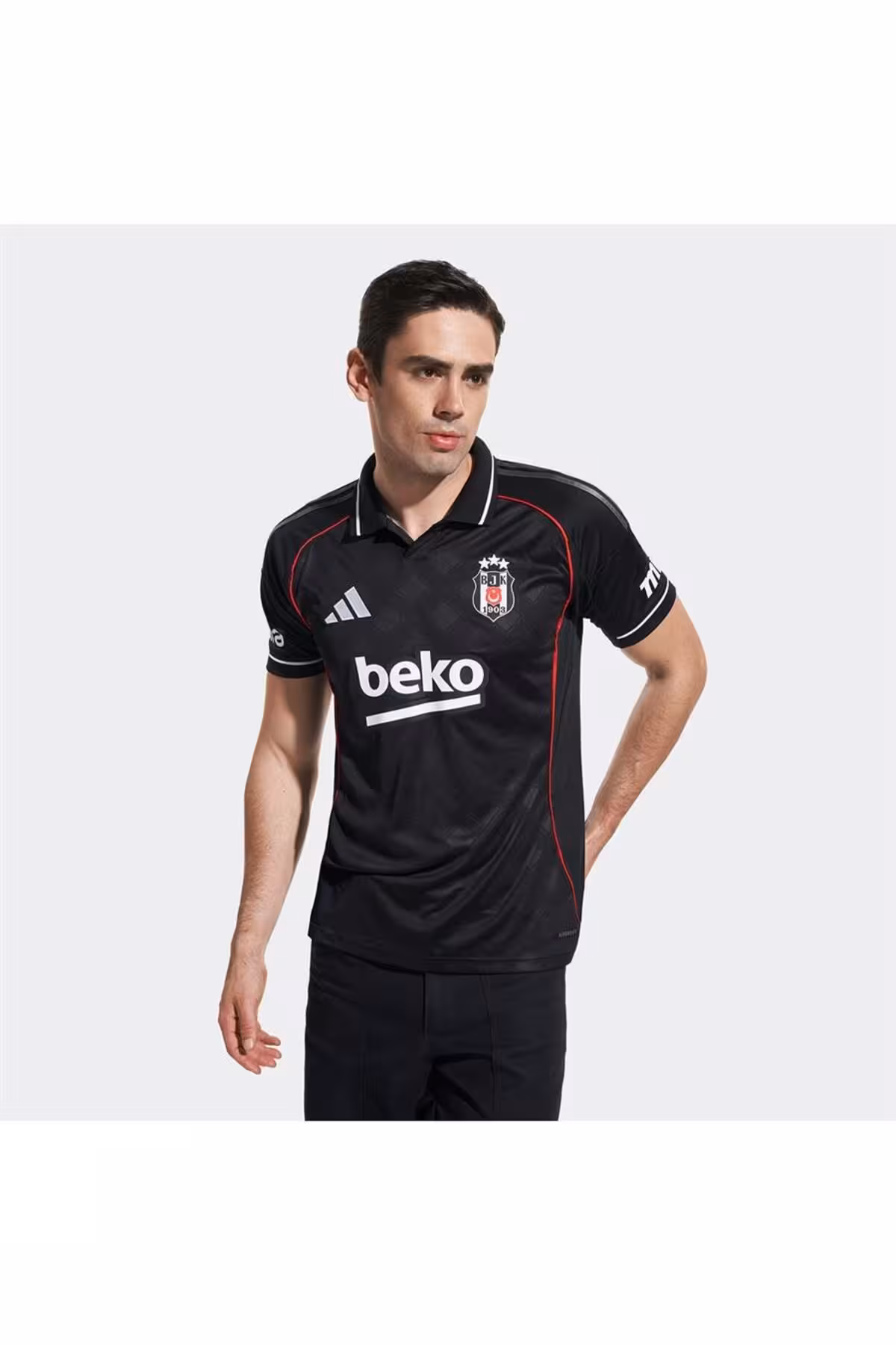 مردانه جرسی سیاه مردان BJK 3 JSY adidas