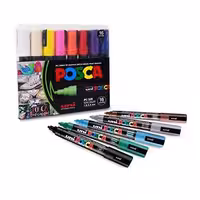 ماژیک پینت 16رنگ مغز1.8-2.5میل پسکا یونیبال