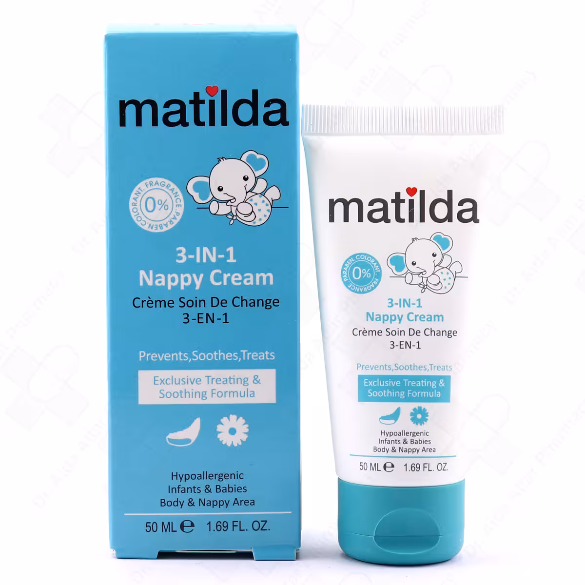 کرم محافظ پای کودک 3 در 1 ماتیلدا 50 میلی لیتر