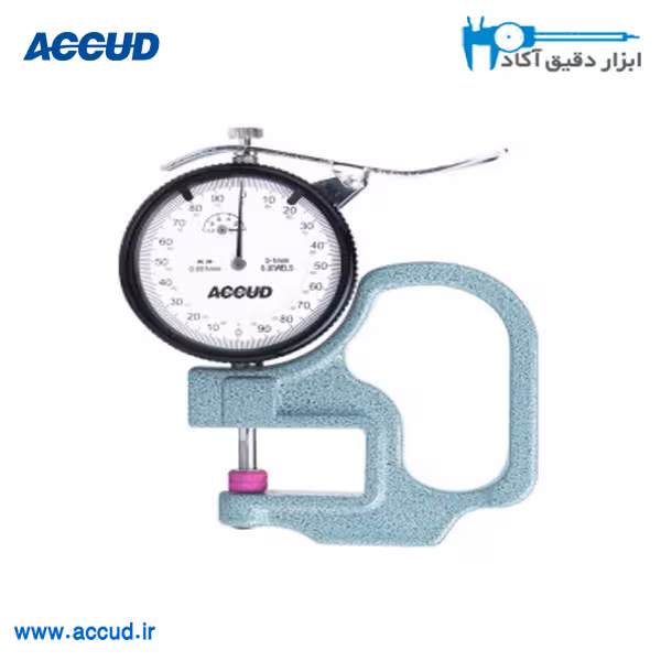 ضخامت سنج عقربه ای دقت 0.001 میلی متر Accud (اکیود اتریش) مدل 443-001-01