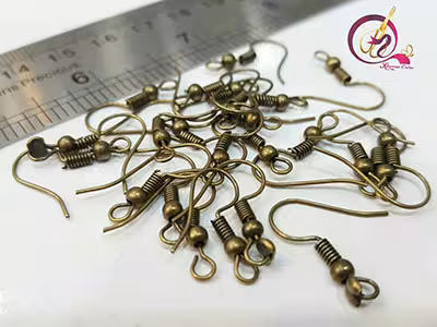 گوشواره عصایی برنزی (20 جفتی)