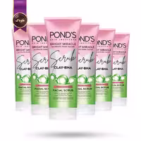 6 عدد اسکراب صورت پوندز Pond’s مدل خاک رس لایه بردار ClAY-BHA وزن 100 گرم (اورجینال)