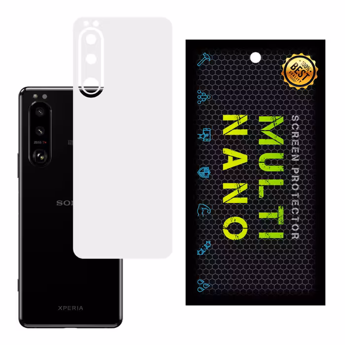 برچسب پوششی MultiNano مدل X-F1M- White برای پشت موبایل سونی5 III