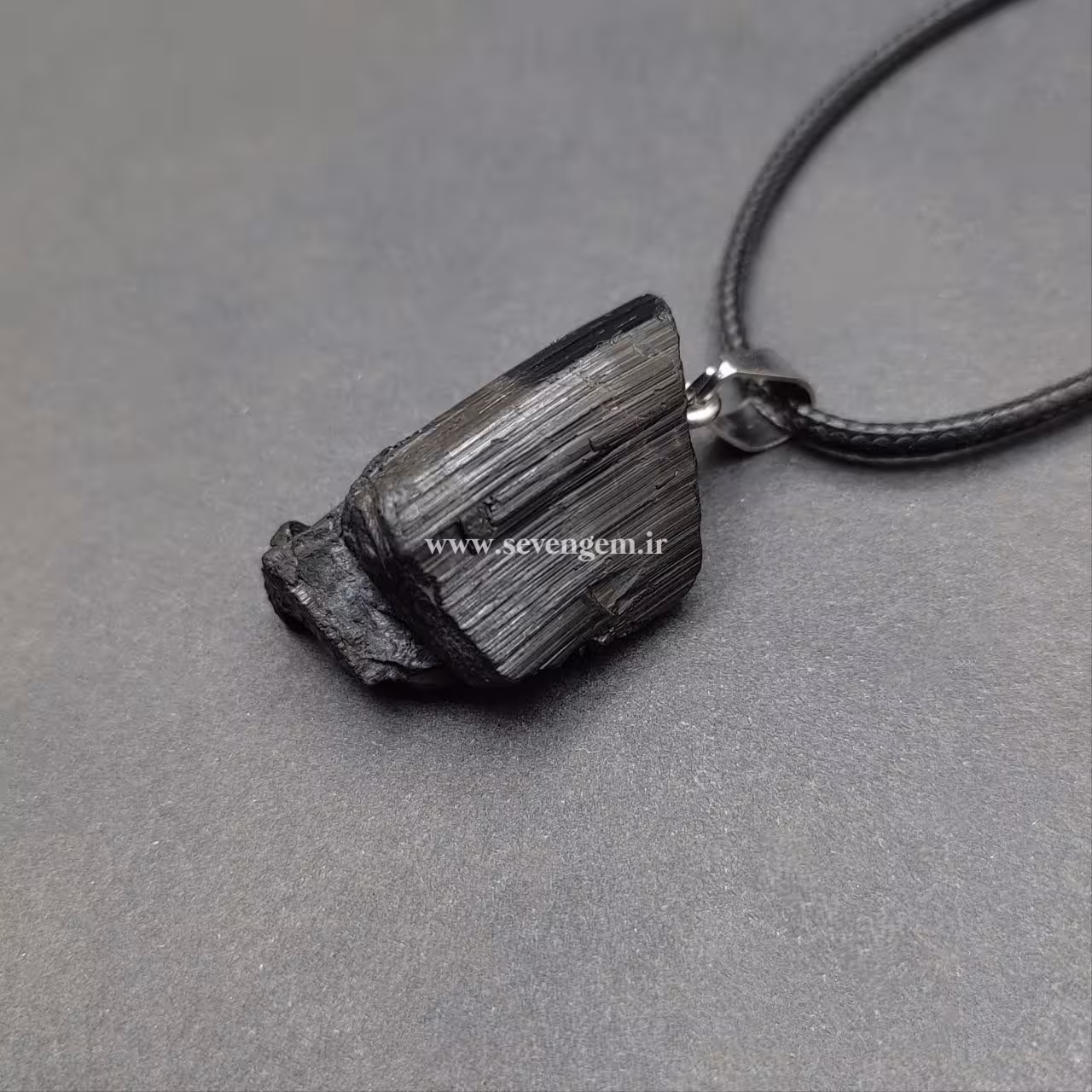 گردنبند تورمالین سیاه (کدA518)